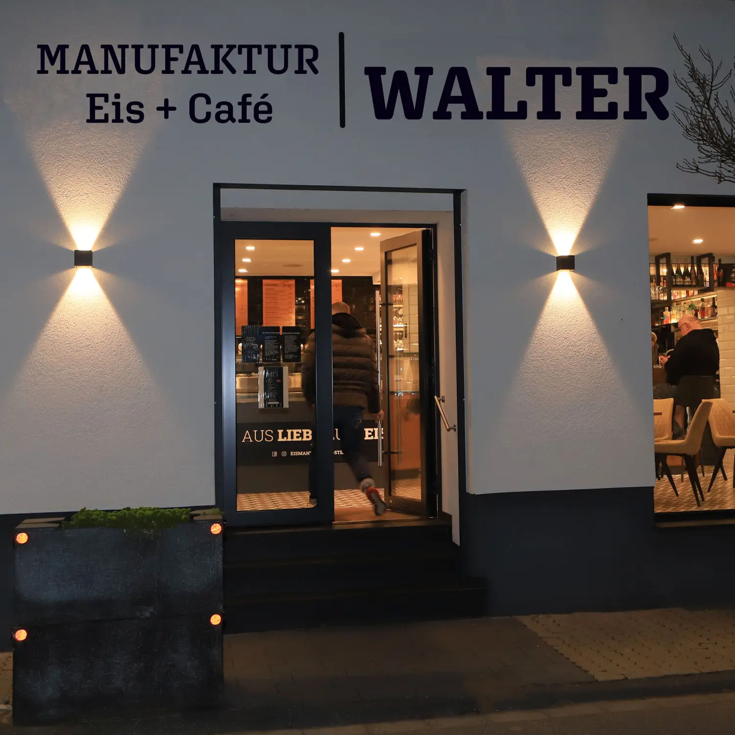 Außenbereich von Eismanufaktur Walter 